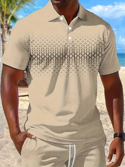 Zackary – Sommer Liches kurzärmliges Zweiteiler Set