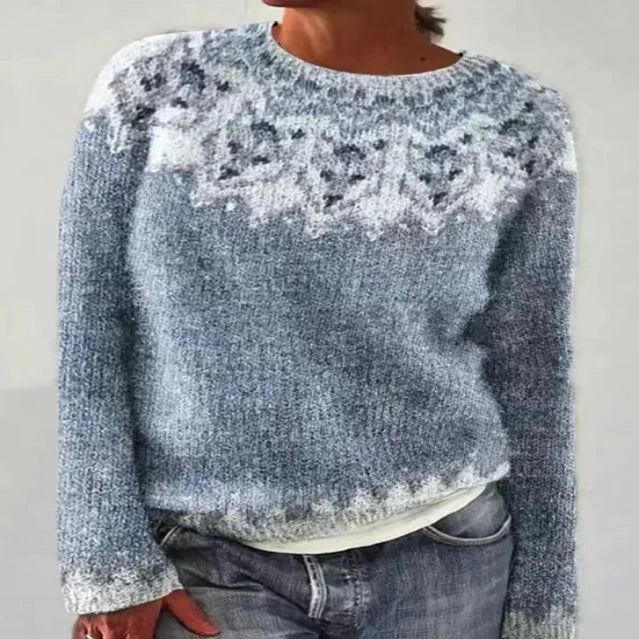 Silvia | Retro-Herbstpullover