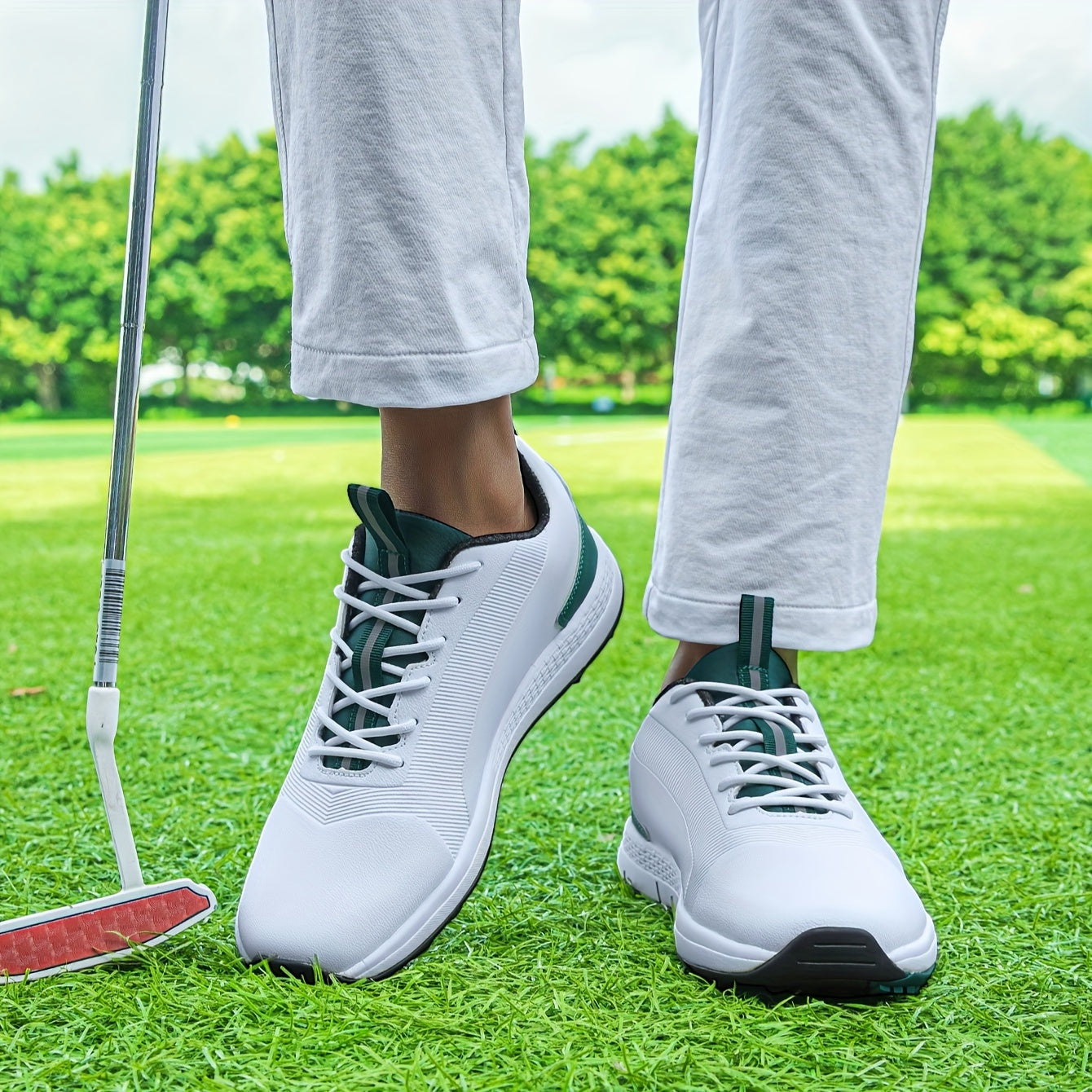 Lars™ Herren Golfschuhe – Sportlich, Rutschfest mit Atmungsaktivem Komfort und Stil