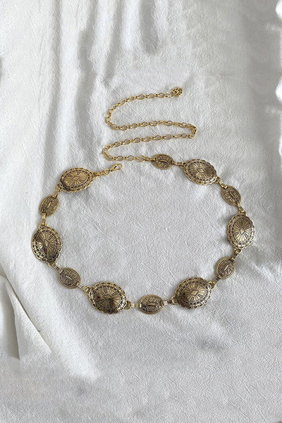 Raegan | Retro Geometrische Taille Kette