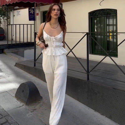 Fayna | Set aus Tanktop und Weiter Hose