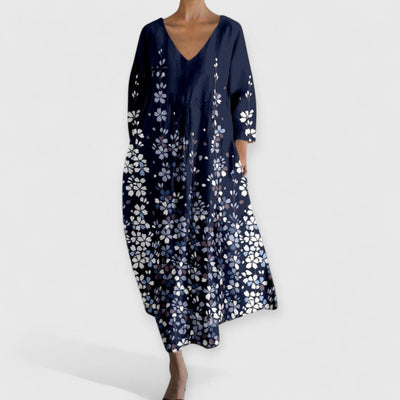 Raine | Kleid Premium Elegant V-Ausschnitt