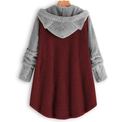 Viola | Verspielte Katzenohren Design Damen Fleece Pullover