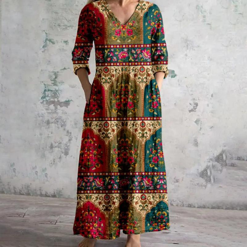 Amalia – Romantisches Vintage-Blumenkleid