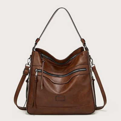 Damen Umhängetasche Vegan Leder – Elegante Schultertasche Groß