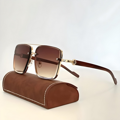 VintEdge – Retro Sonnenbrille in Quadratischer Form
