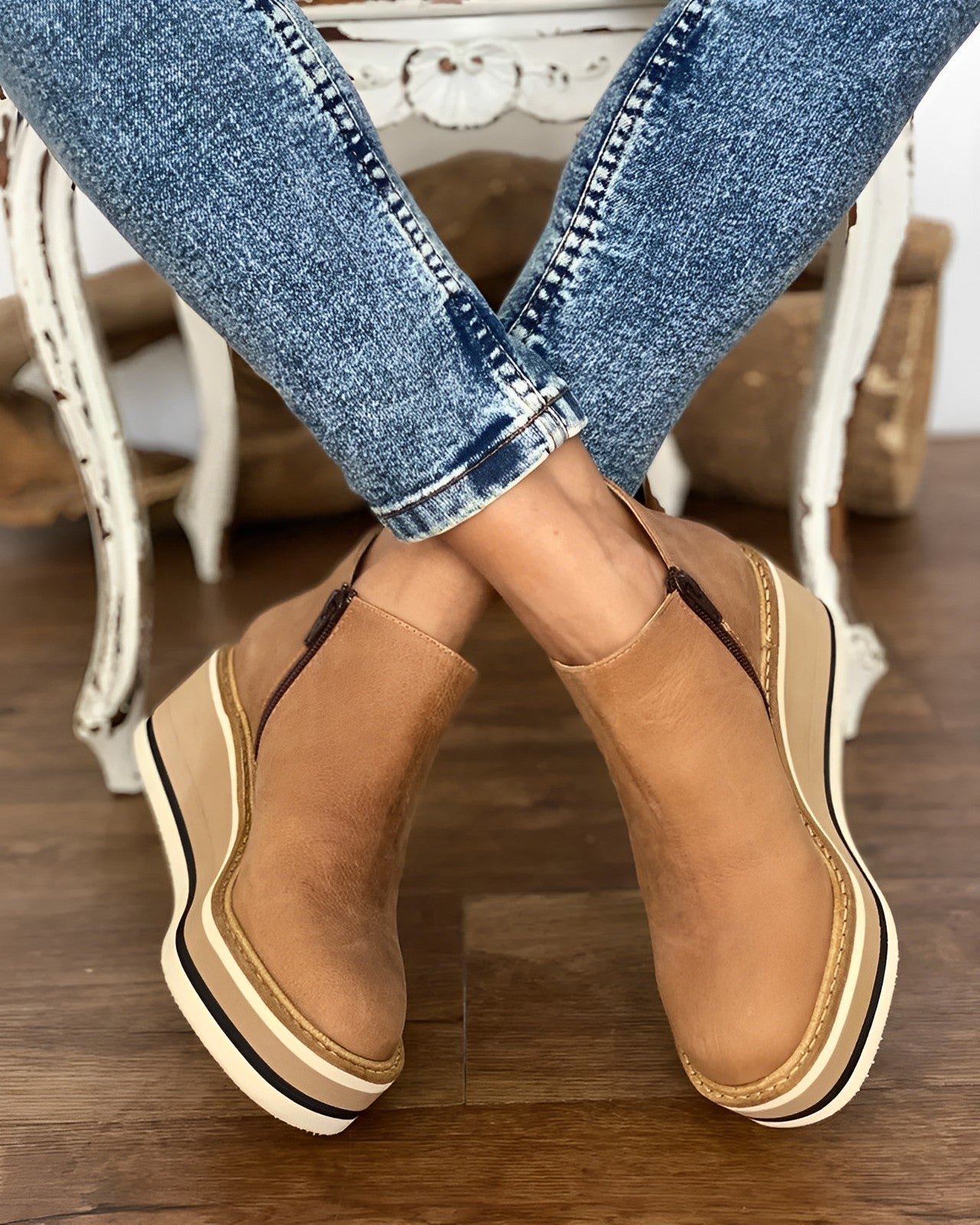 Modische Damen-Stiefel im Trendlook -  Sarah