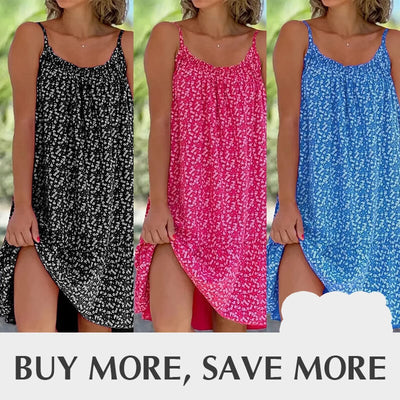 Stacie | Blumenkleid mit Weste