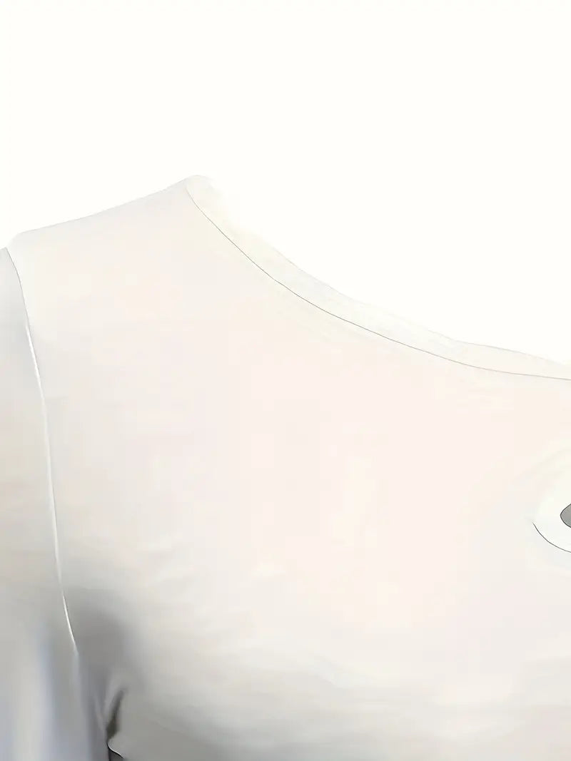 Nektaria - Kurzärmeliges Lässig Top