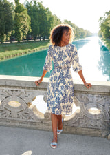 Champagner / Jeansblau