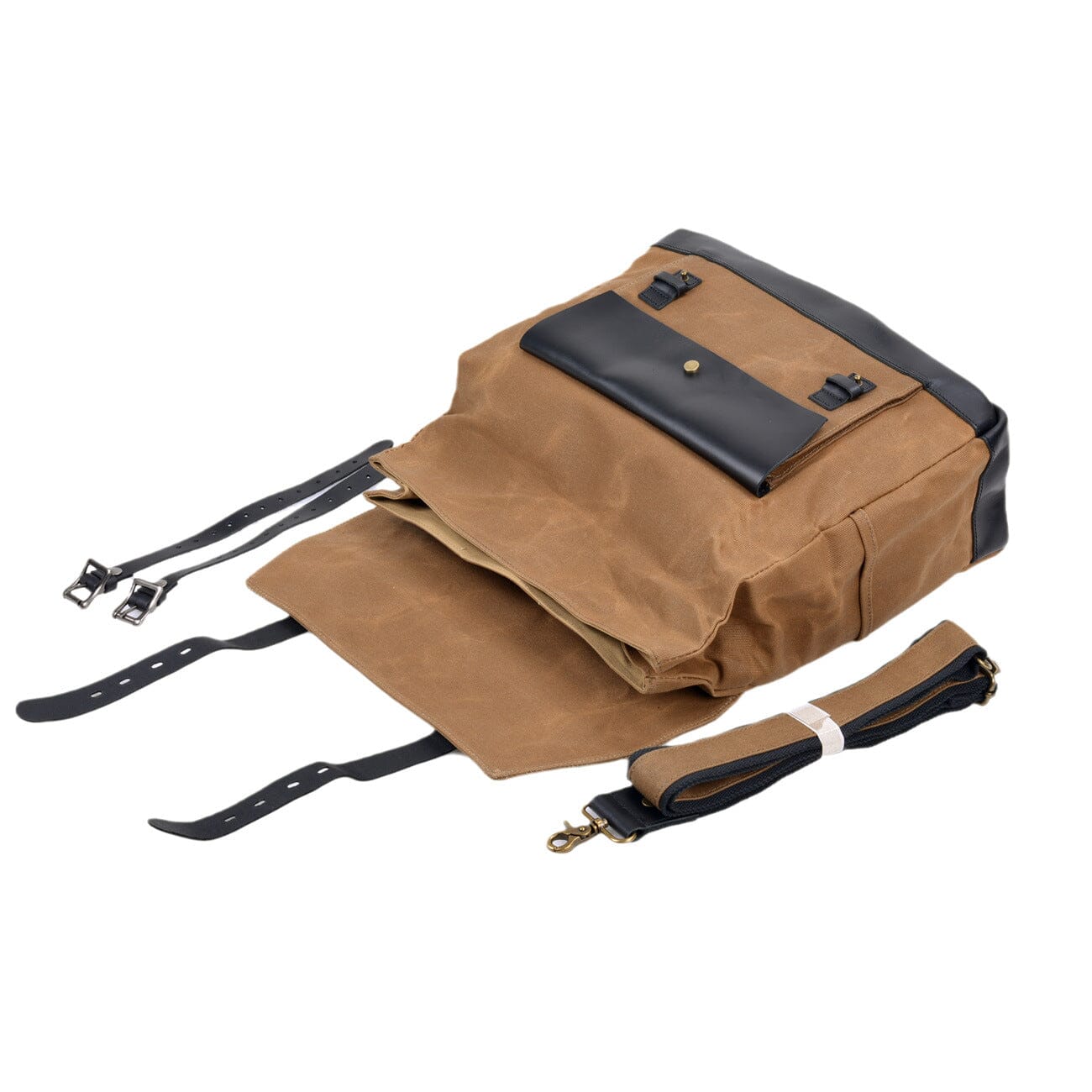 Seattle Canvas-Motorradsatteltasche 18L - Robuste Eleganz in Armygrün, Khaki oder Schwarz