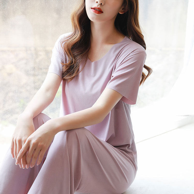 Luna | Weicher und bequemer zweiteiliger Eisseiden-Set