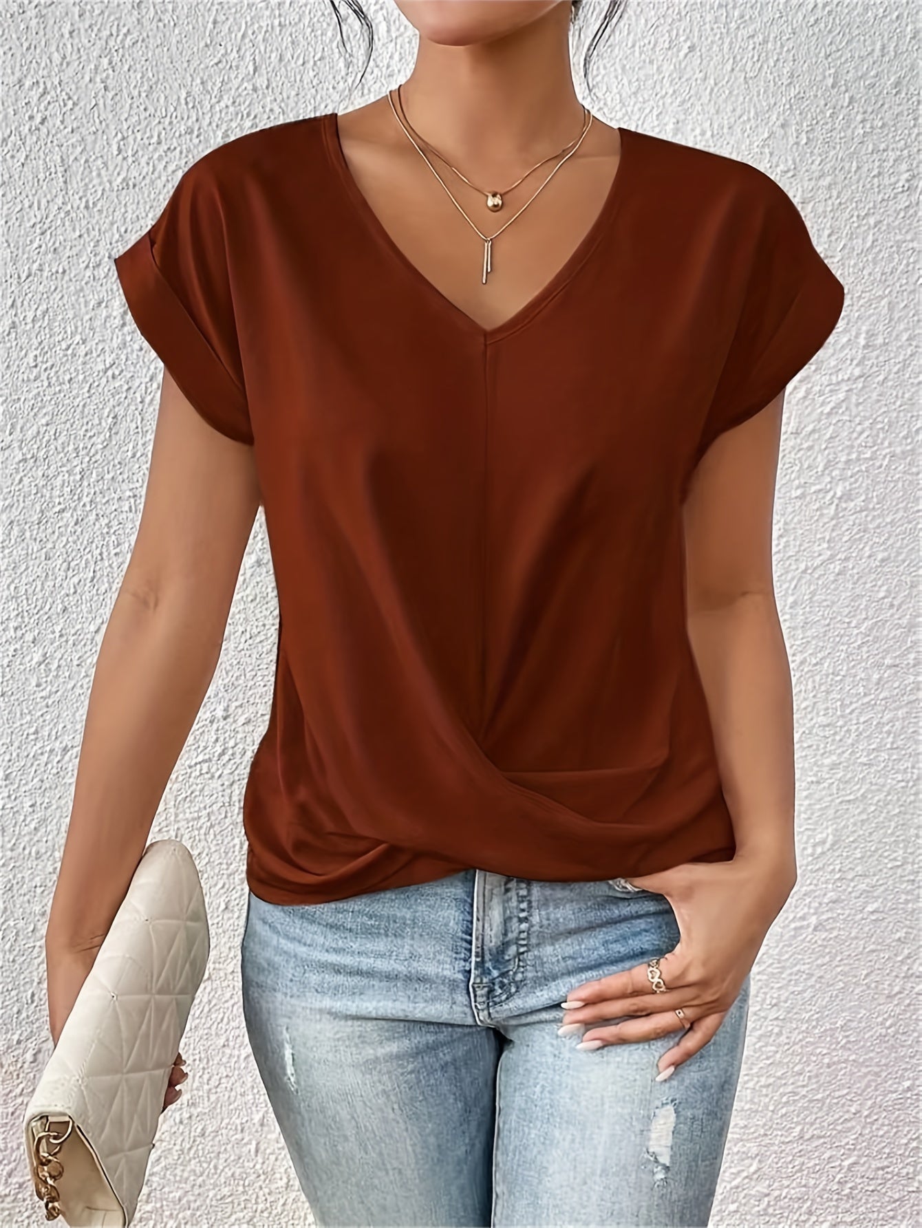 Luisa™ | Casual T-Shirt mit Herz-Ausschnitt (1+1 Gratis)