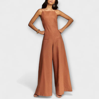 Ylva - Strahlender Halter-Jumpsuit