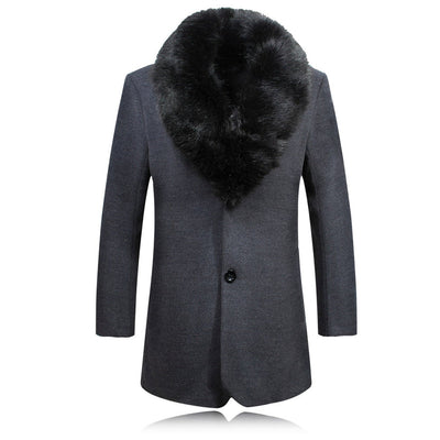 Blaise | Eleganter zeitloser Stil Langer Mantel für Herren