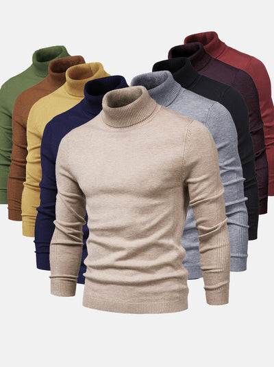 Rollkragen Pullover Herren Baumwolle | Elegant & Bequem