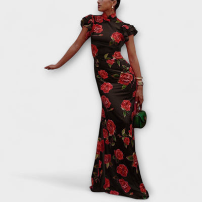 Luna - Maxikleid mit floralem Druck