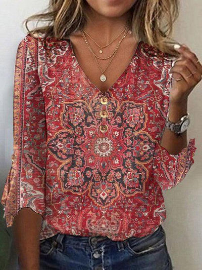 Valerie™ | Vintage Boho Bluse – Für zeitlosen Charme und bohemian Stil