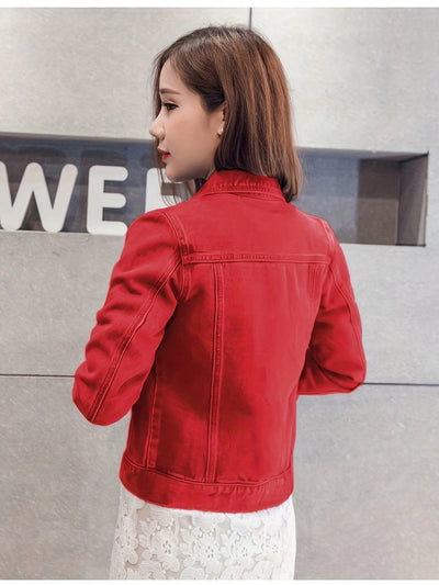 Rosalyn – Kurzärmelige Jeansjacke Im Boho Stil