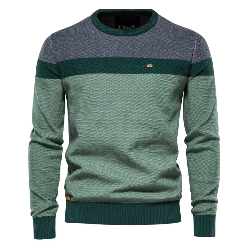 DIEGO™ Herren Rundhals Baumwollpullover – Komfortabel, Elegant