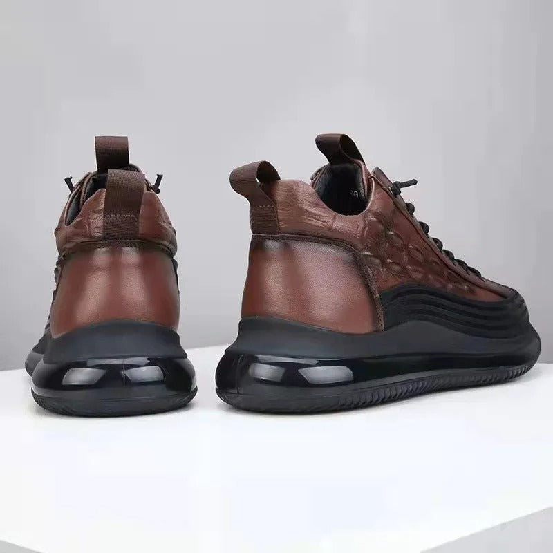 Göran: Elegante, Bequeme Sneakers Mit Korrektur-Design Und Hochwertigem Leder