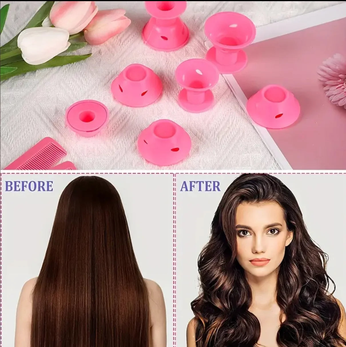 FlexibleWalzen™ Hitzefreie Haarrollen