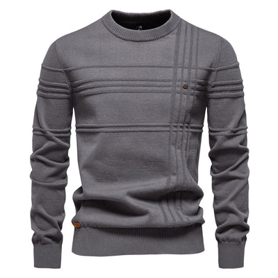FAZIO™ Baumwollpullover für Herren – Stilvoll und Warm mit Hochwertigem Design