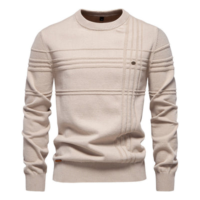 FAZIO™ Baumwollpullover für Herren – Stilvoll und Warm mit Hochwertigem Design