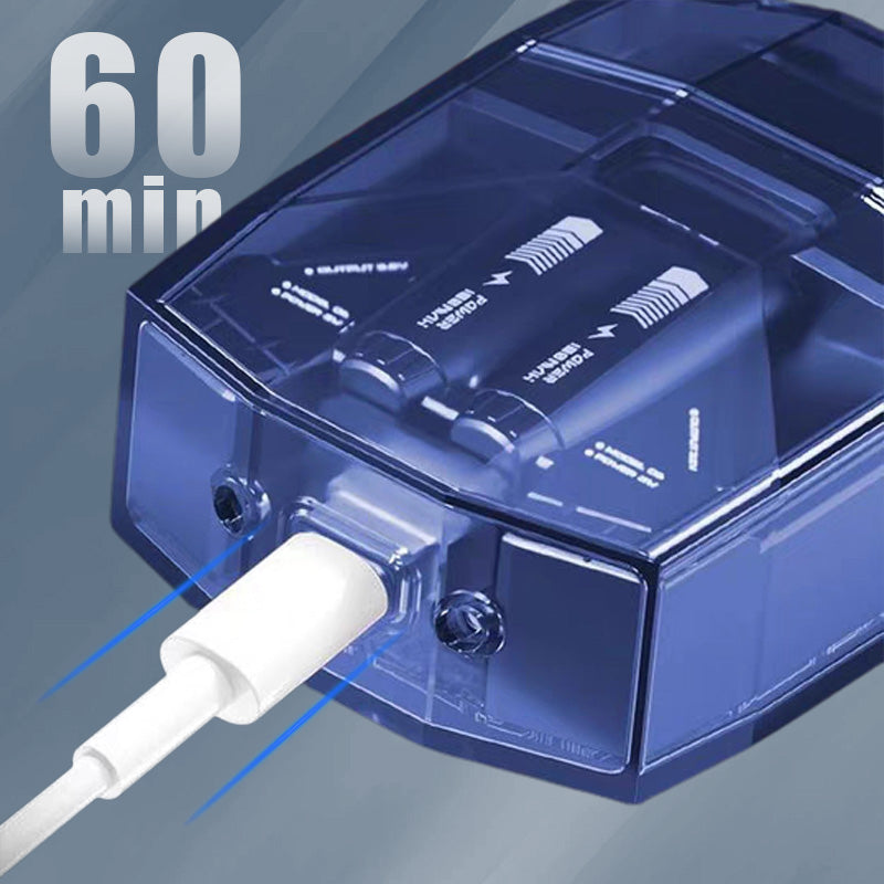 Abelle | Transparenter elektrischer Mini-Rasierer mit geringem Rauschen