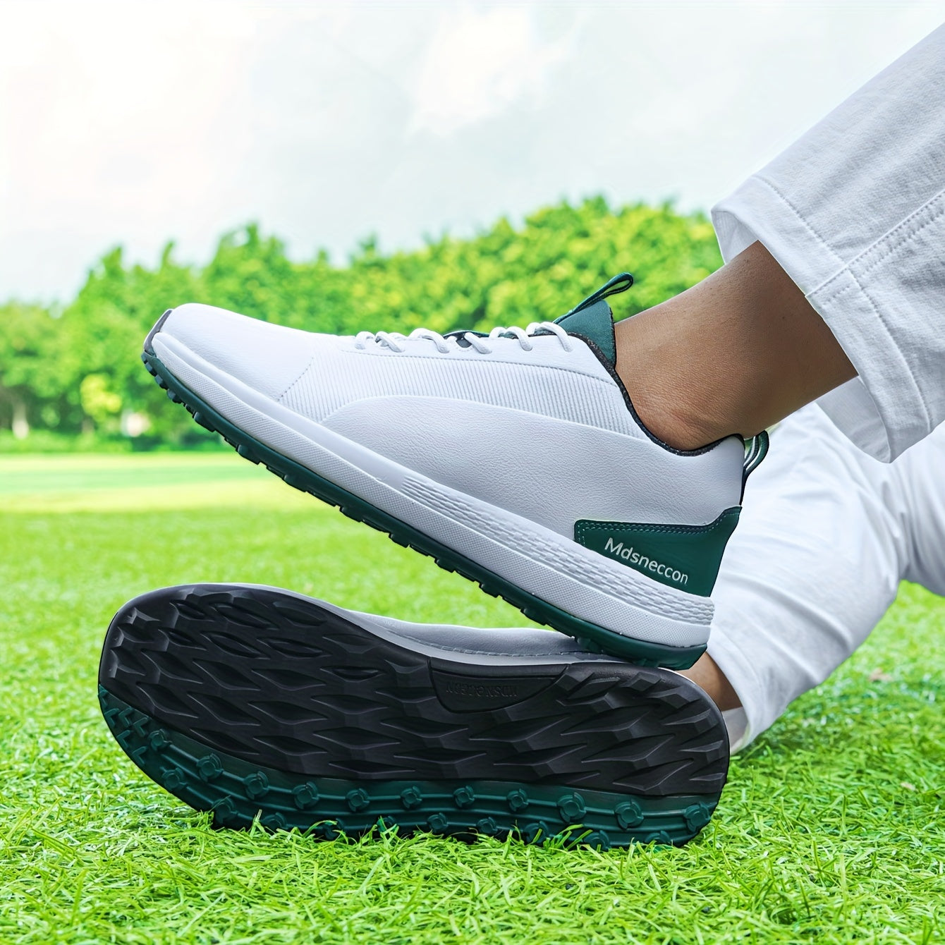 Lars™ Herren Golfschuhe – Sportlich, Rutschfest mit Atmungsaktivem Komfort und Stil