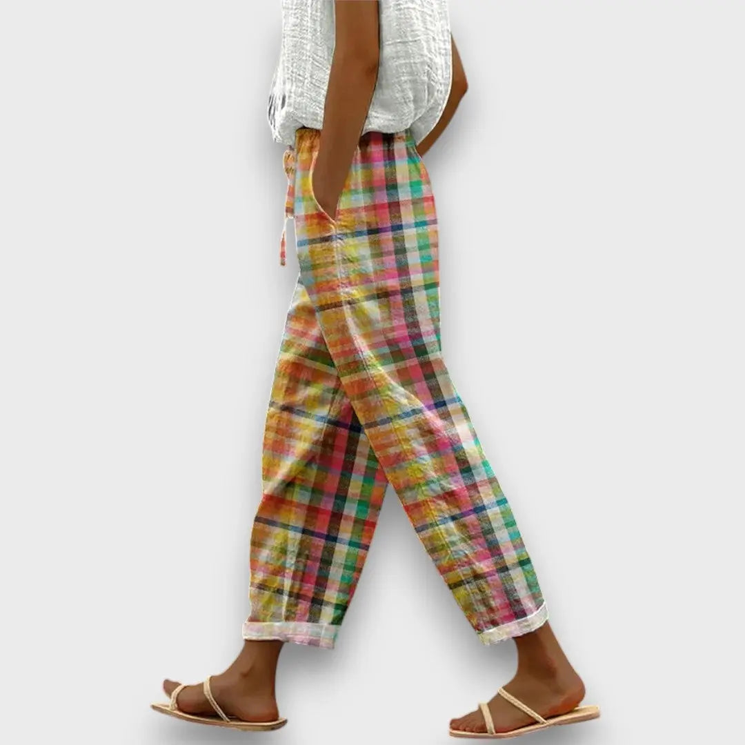 Michelle – Hose mit Karomuster