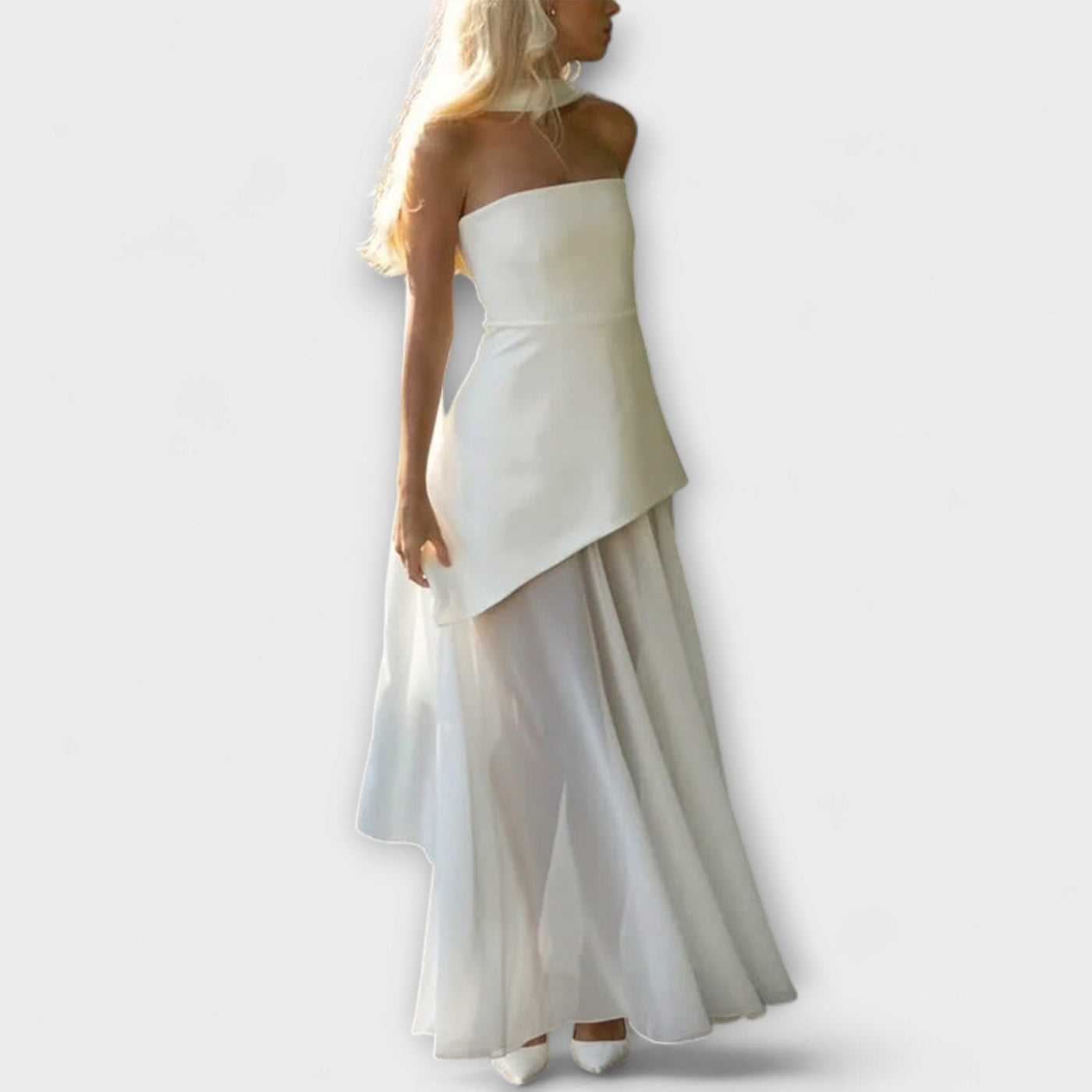 Goldie - Maxikleid aus Chiffon