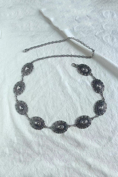 Raegan | Retro Geometrische Taille Kette