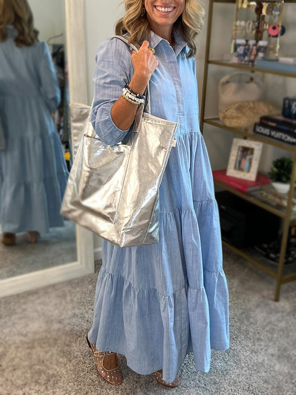 Amara | Maxi Kleid aus Baumwolle für den Alltag