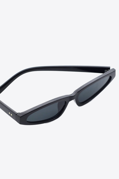 Cat-Eye-Sonnenbrille mit Polycarbonat-Rahmen und UV400-Schutz