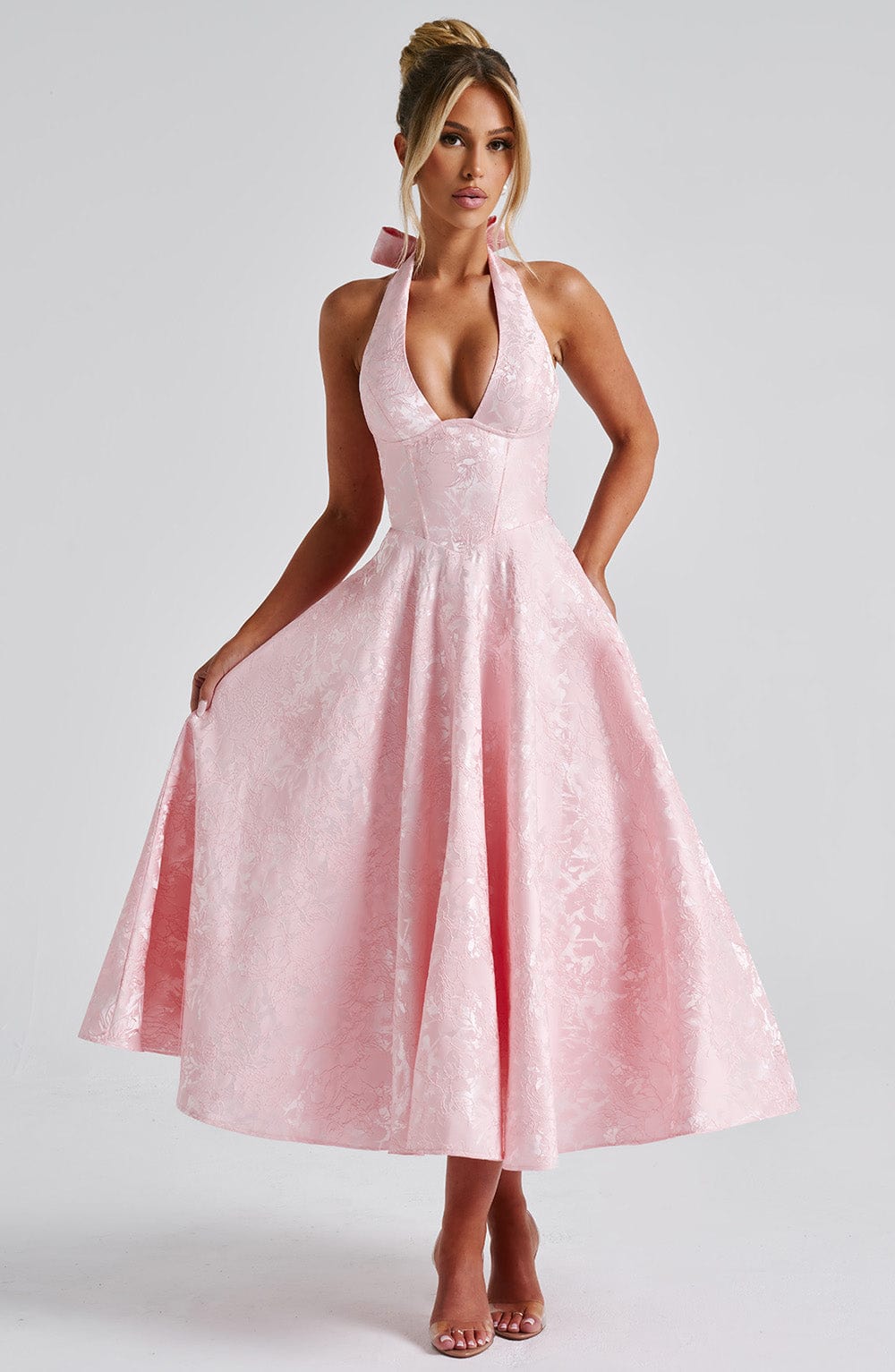 Sharon- Halsband Midkleid