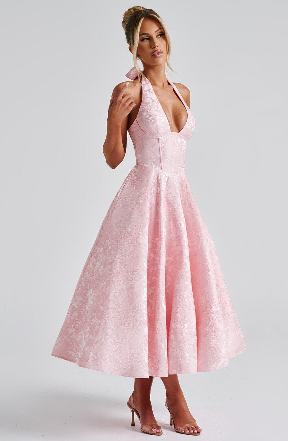 Sharon- Halsband Midkleid