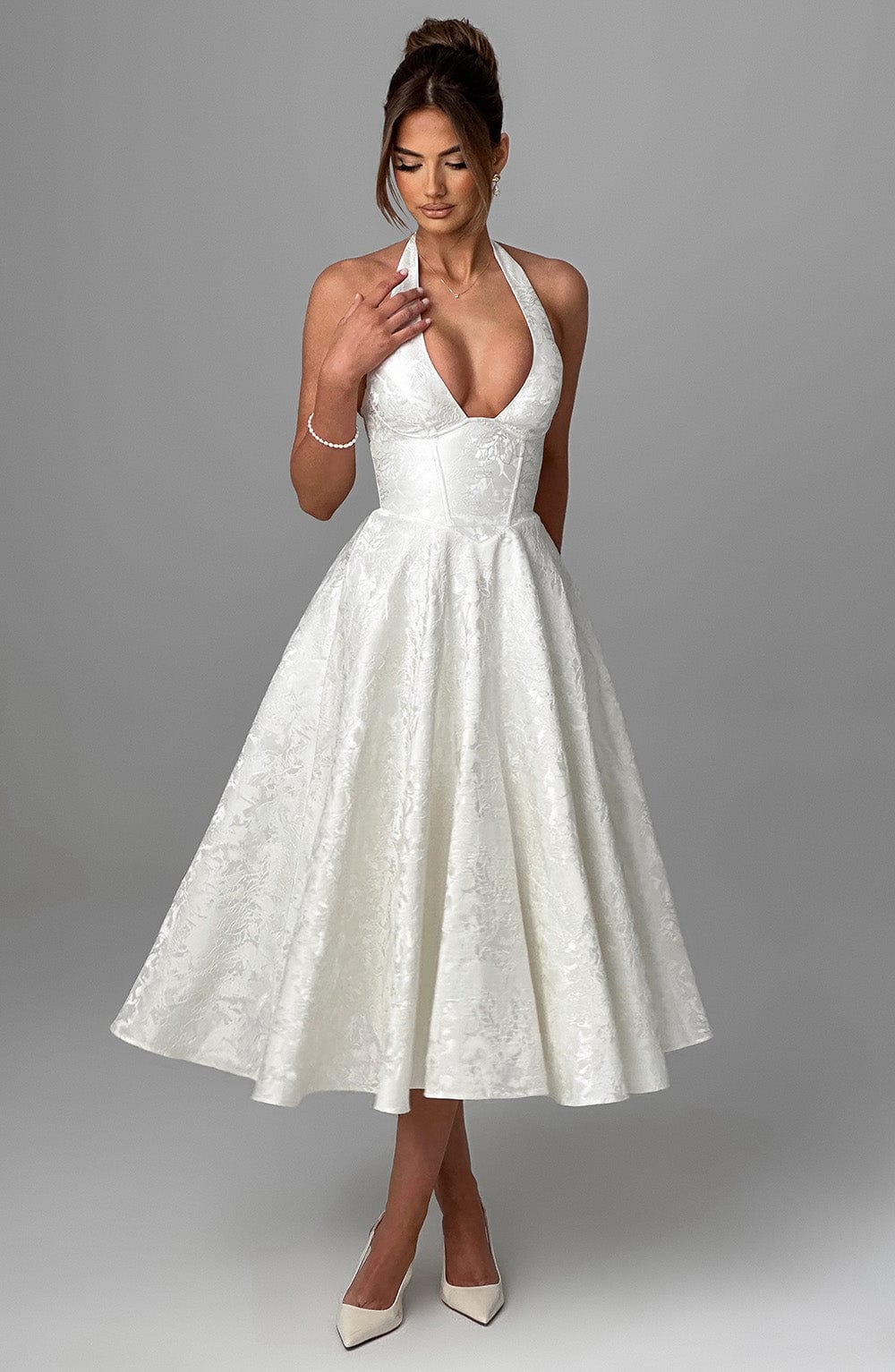 Sharon- Halsband Midkleid