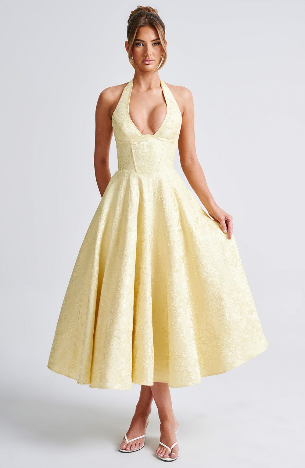 Sharon- Halsband Midkleid