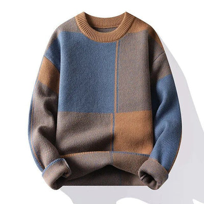Oleg | Trendy Patterned Comfort Herrenpullover