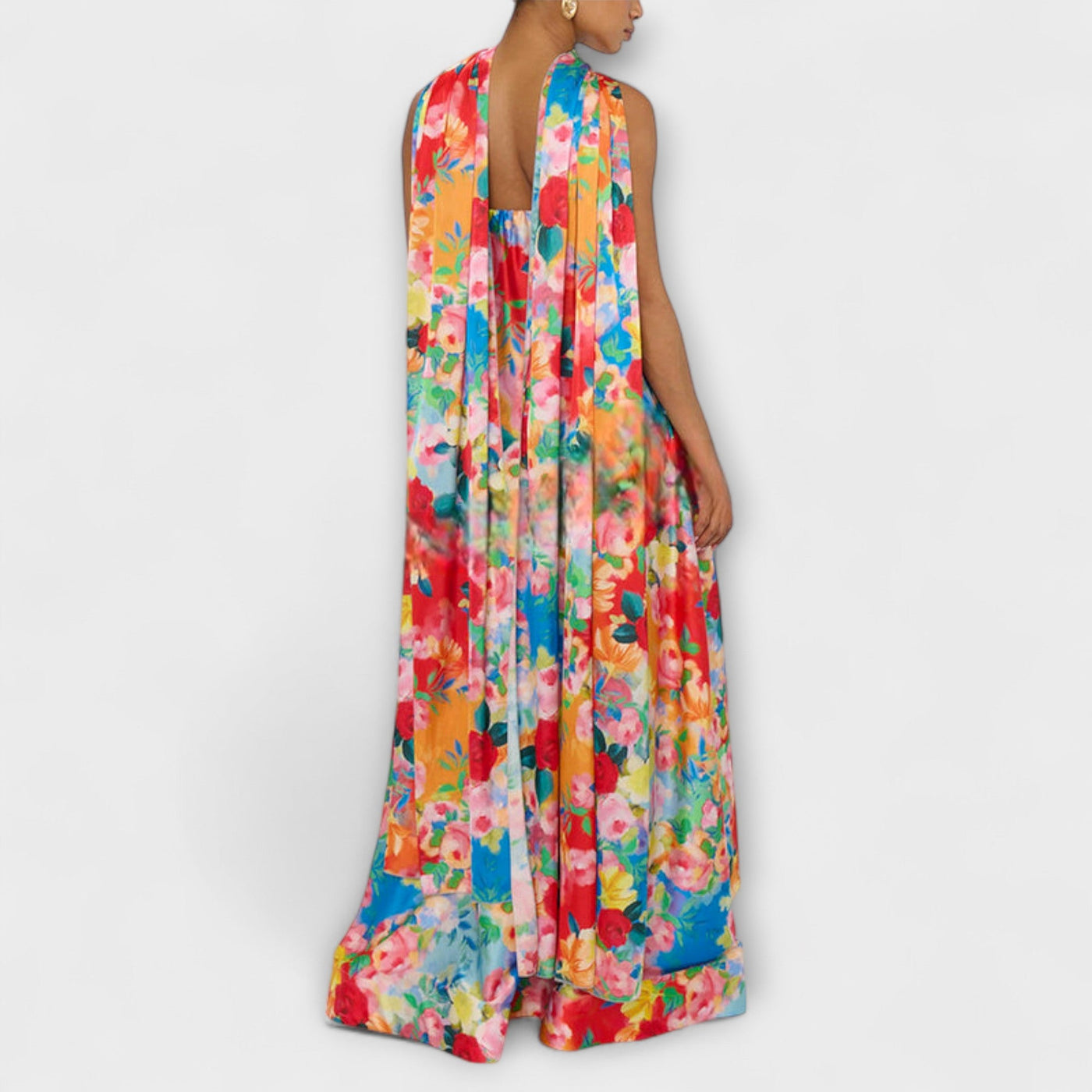 Harlow - Off-Shoulder Floral Maxi-Kleid