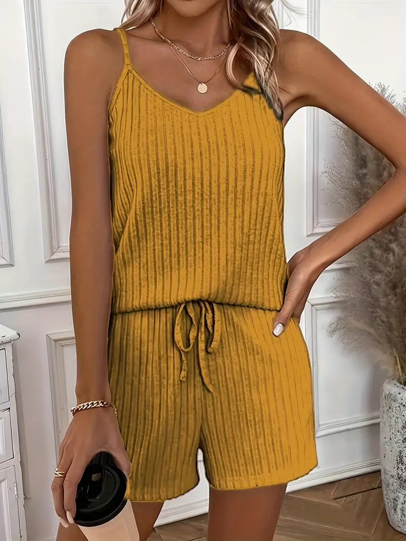 Isalie - Ärmelloses Zweiteiliges Set