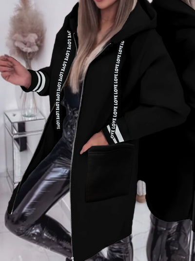 Nicola – Langärmelige Jacke Mit Seitentaschen