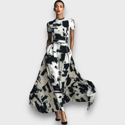 Alessira – Damenkleid mit abstraktem Print