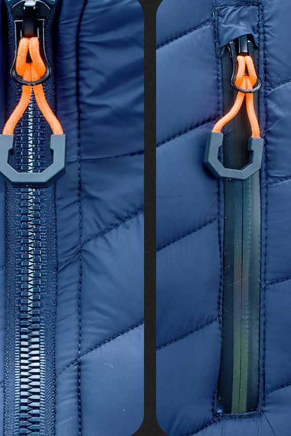 Daunenweste Mit Kapuze