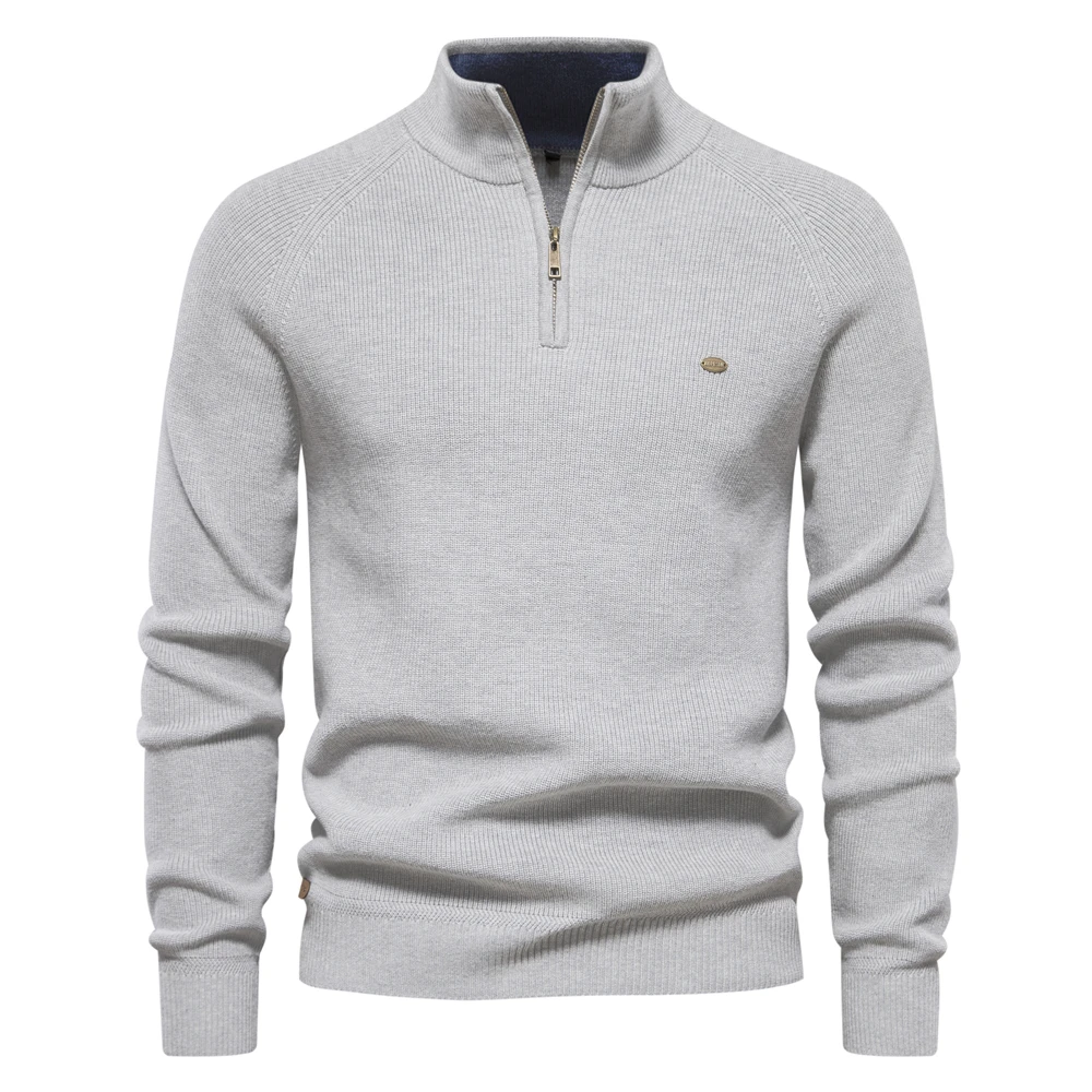 David™ Herren Baumwollpullover – Weich, Vielseitig und Bequem für jeden Anlass