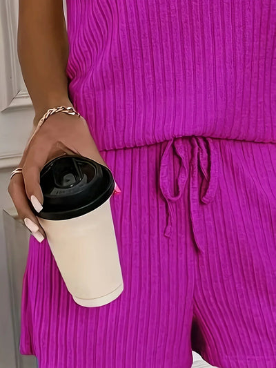 Hristina – Bequemes Zweiteiliges Sommer Set Mit Trägern