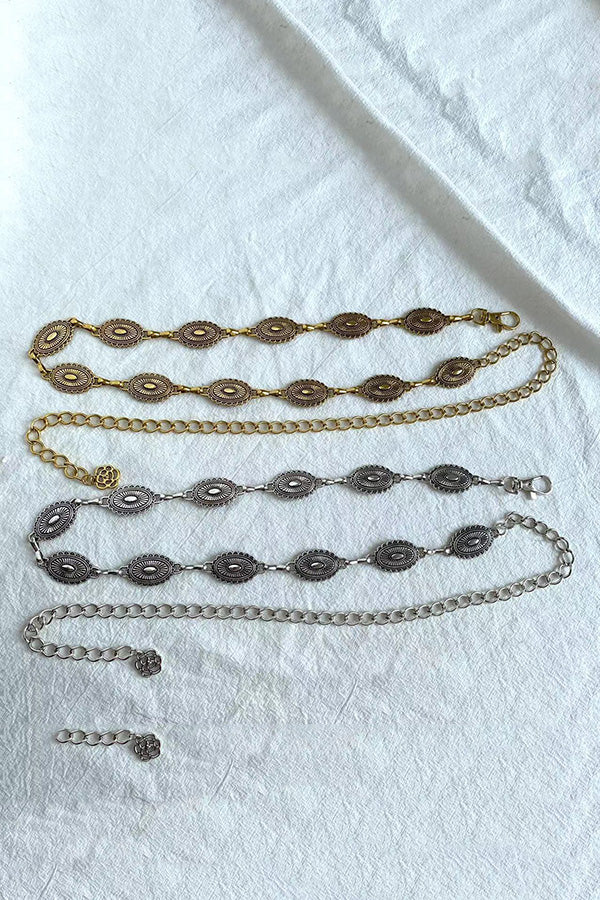 Raegan | Retro Geometrische Taille Kette