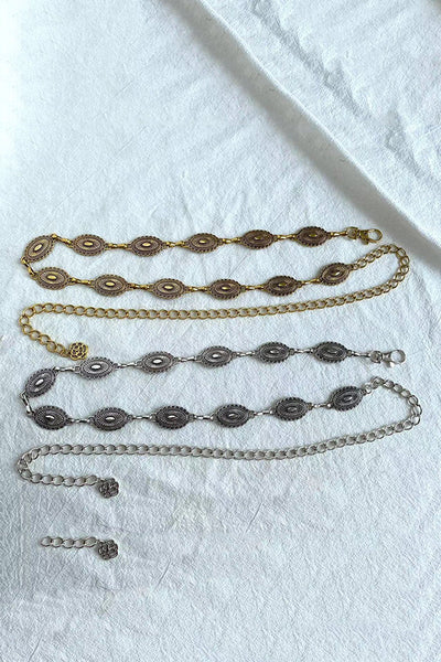 Raegan | Retro Geometrische Taille Kette