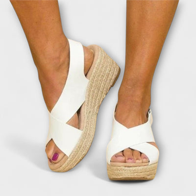 Elegante Espadrille-Sandalen